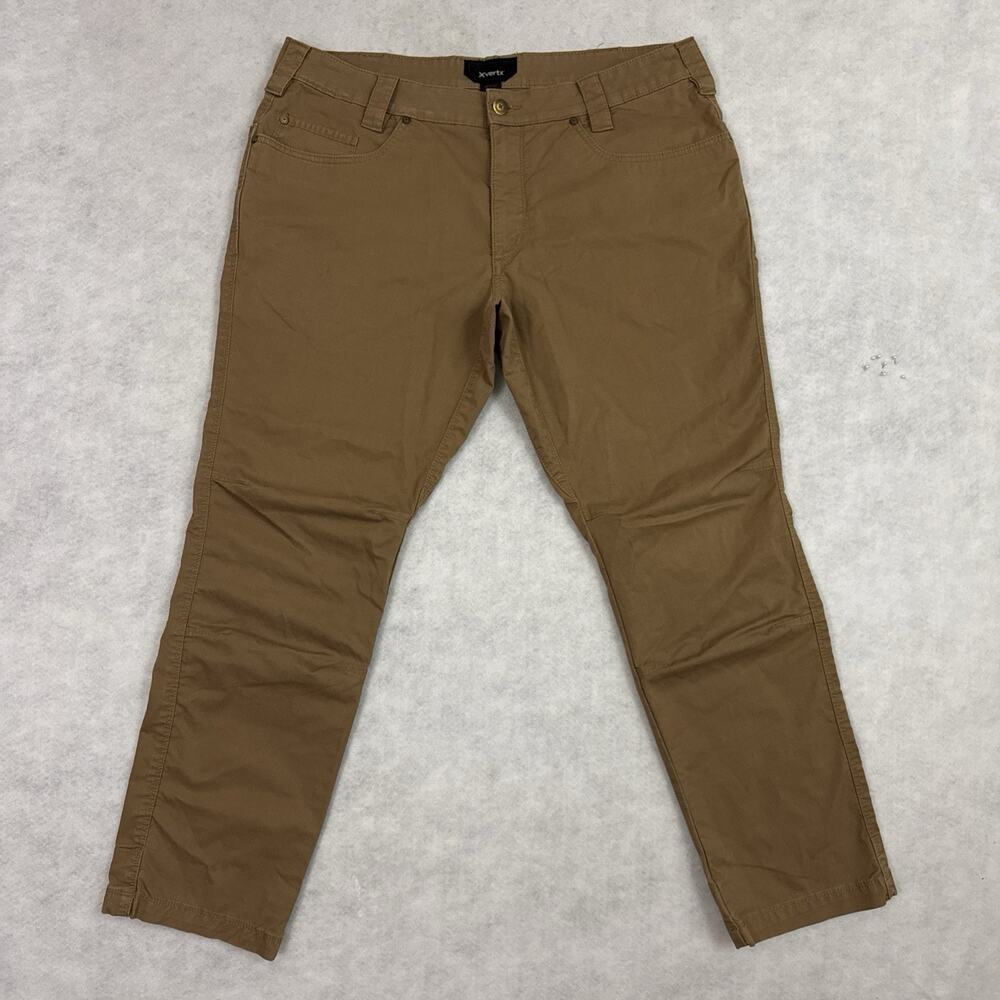 Vertx Mens Pants 38x30 Khaki Tan Cutback Technical Slim Fit Tactical 7 Pocket